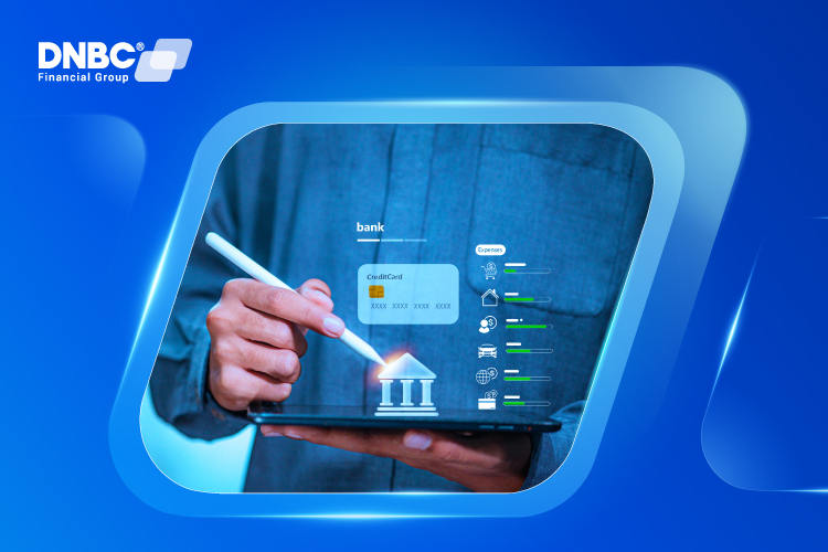 Tracking an international bank transfer online Laptop screen showing an online banking dashboard with a money transfer tracking status bar.