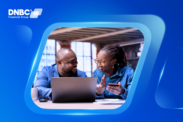 Tracking Your Wire Transfer Image showing a person contacting a bank and providing the Fed Reference Number to track a transfer